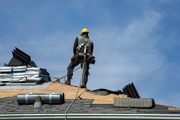 Professional Roof Repair technician working in Rock Creek, AL